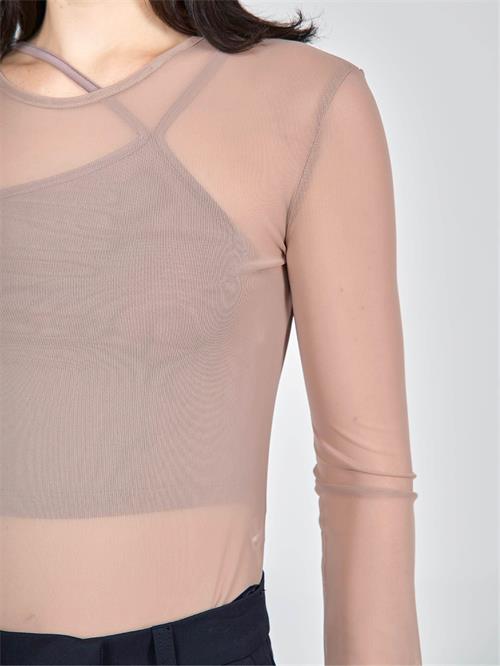 Wholesale Long Sleeve Top With Tulle