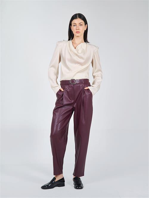 Wholesale Long Sleeve Waterfall Blouse