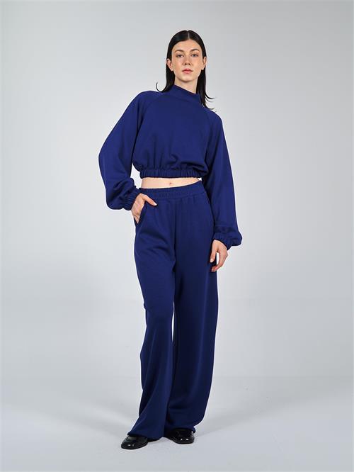 Wholesale Turtleneck Crop Oversize Sweatshirt