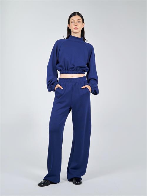 Wholesale Turtleneck Crop Oversize Sweatshirt