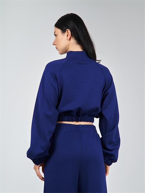 Wholesale Turtleneck Crop Oversize Sweatshirt