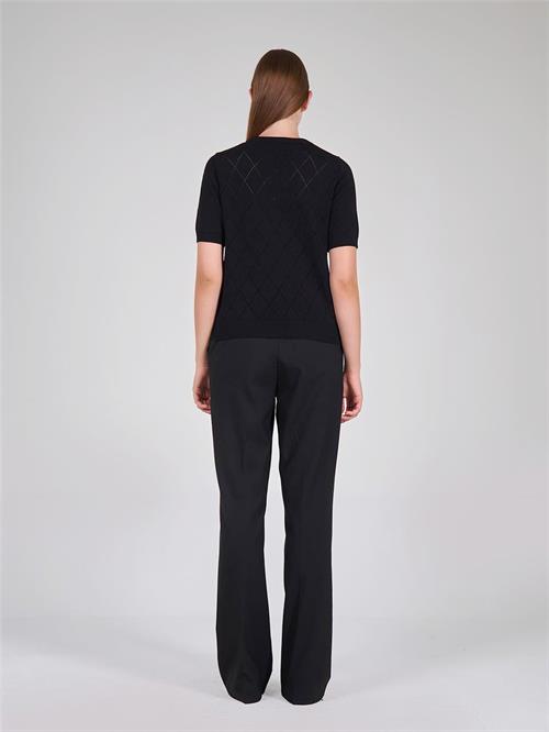 Wholesale Rhinestone Embellished Knit Top