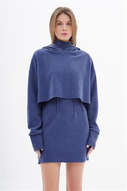 Long Sleeve Crop Hoodie