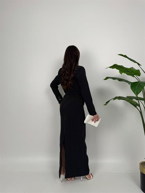 Wholesale Striped Three-Piece Skirt Suit