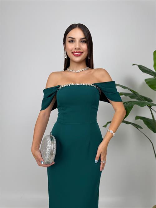 Wholesale Rhinestone-Embellished Maxi Dress