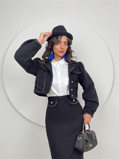 Wholesale Tweed Skirt Suit