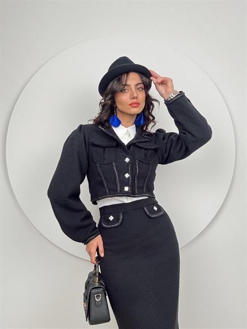 Wholesale Tweed Skirt Suit