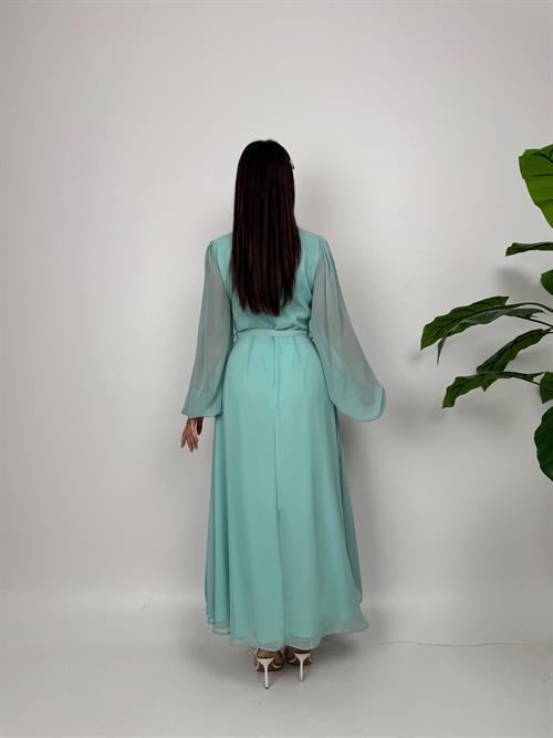 Wholesale Chiffon V Neck Dress