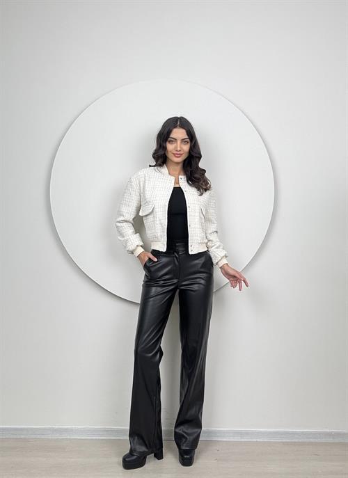 Wholesale Shimmery Bomber Jacket