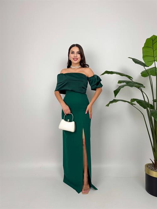 Wholesale Front Slit Maxi Dress