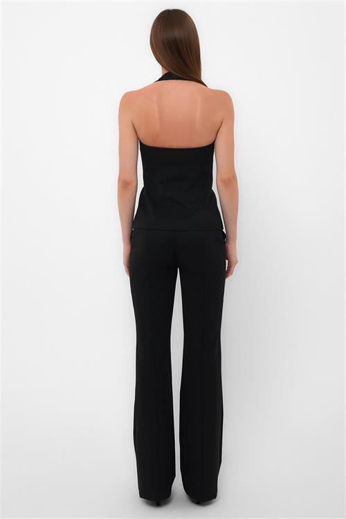 Button Up Neckholder Vest