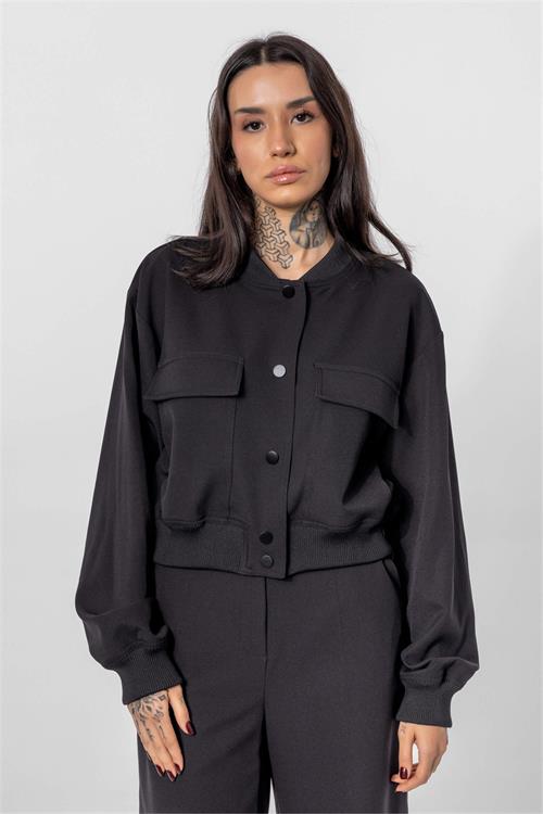 160603 BG BOMBER JACKET WITH BIG FLAP POCKETS