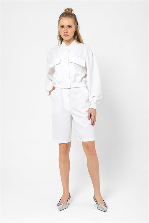 160603 BG BOMBER JACKET WITH BIG FLAP POCKETS