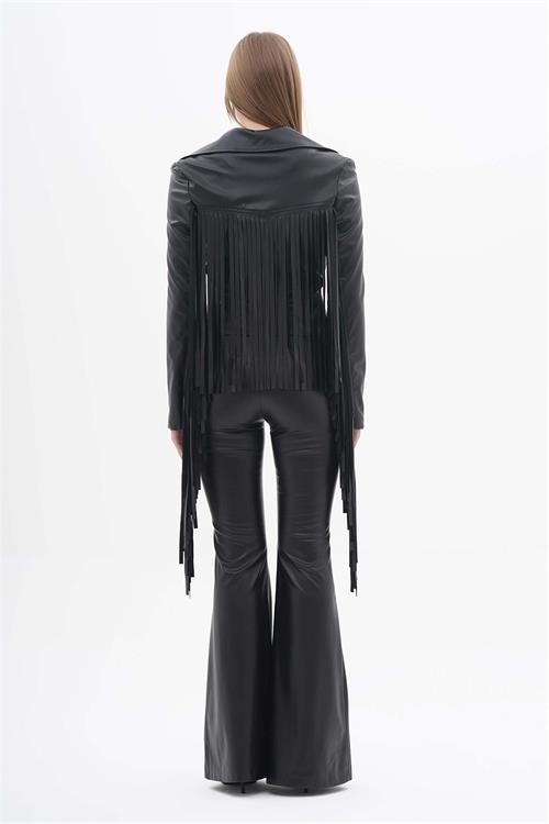 Short Pu Leather Jacket 160006 Reef