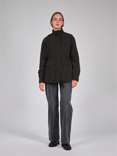 Wholesale Long Sleeve Parka With Big Pockets