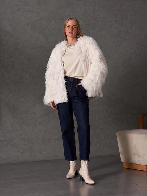 170453 Kısa Kürk Mont