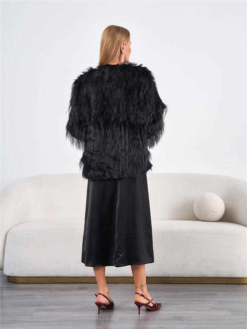 170453 Kısa Kürk Mont