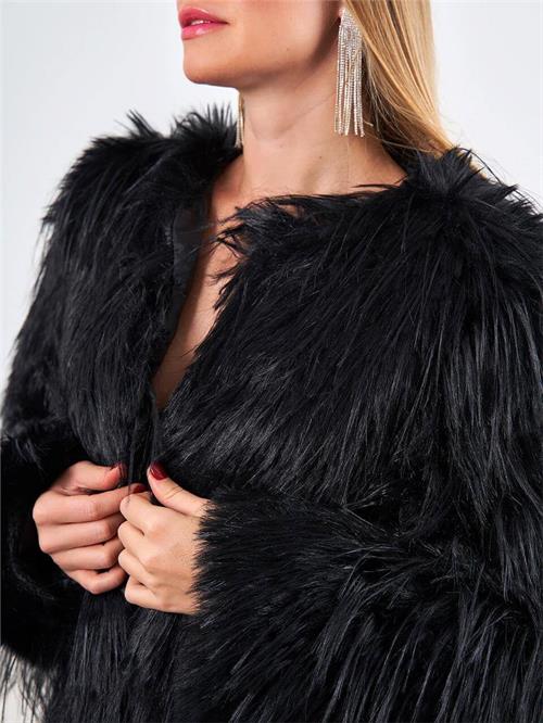 170453 Kısa Kürk Mont