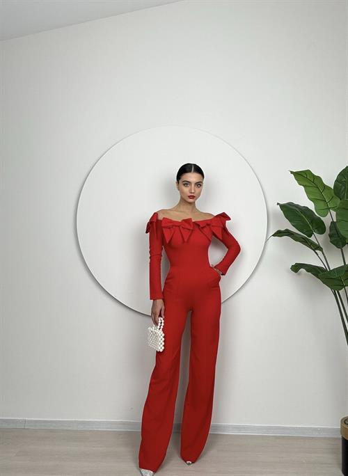 Wholesale Bow Detail Jumpsuit