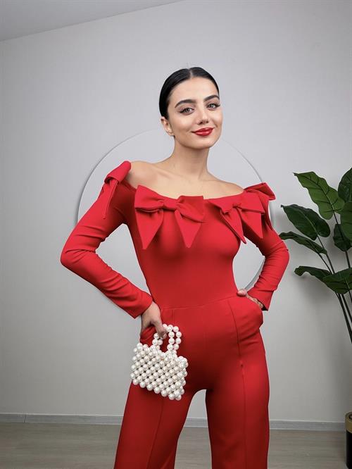 Wholesale Bow Detail Jumpsuit