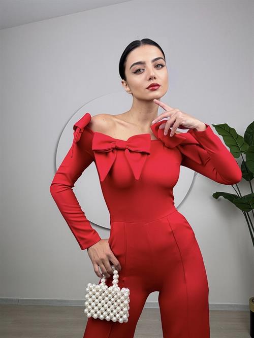 Wholesale Bow Detail Jumpsuit