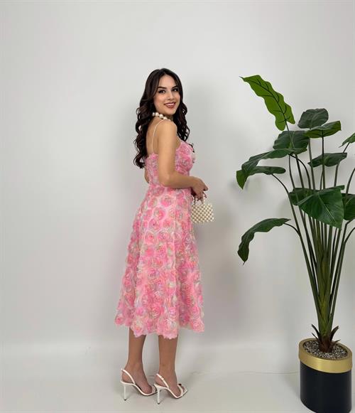 Wholesale Rose Pattern Dress