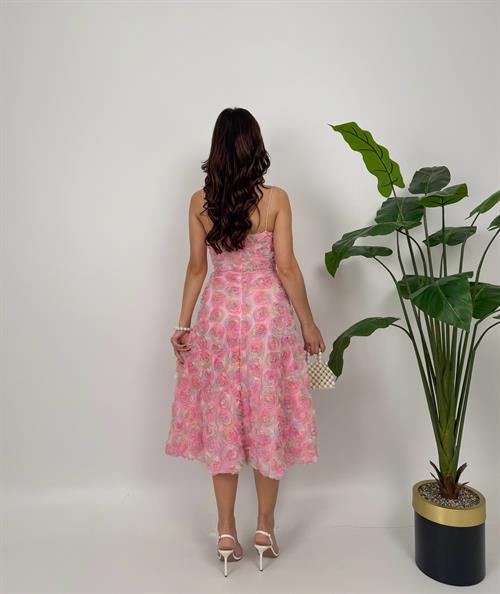 Wholesale Rose Pattern Dress