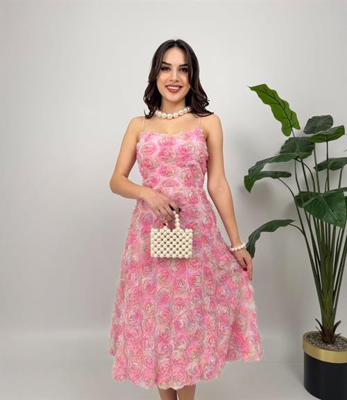 Wholesale Rose Pattern Dress
