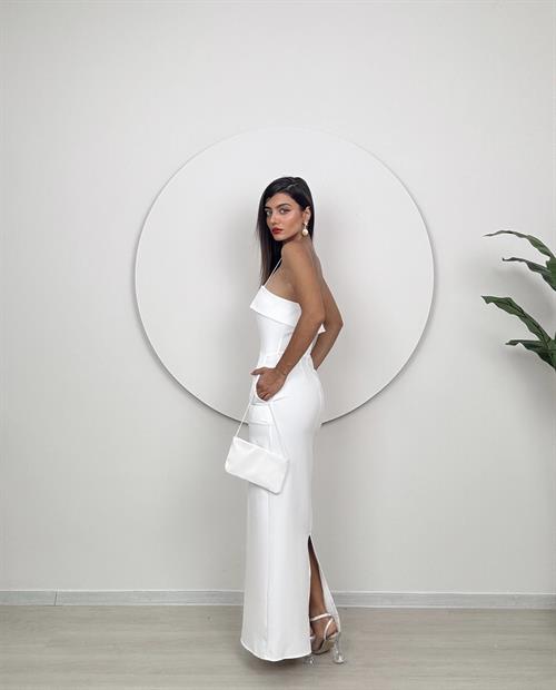 Wholesale Pencil Atlas Dress with Pockets