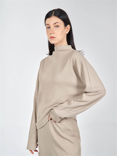 Wholesale Long Sleeve Knit  Sweater With Loose Fit Pants