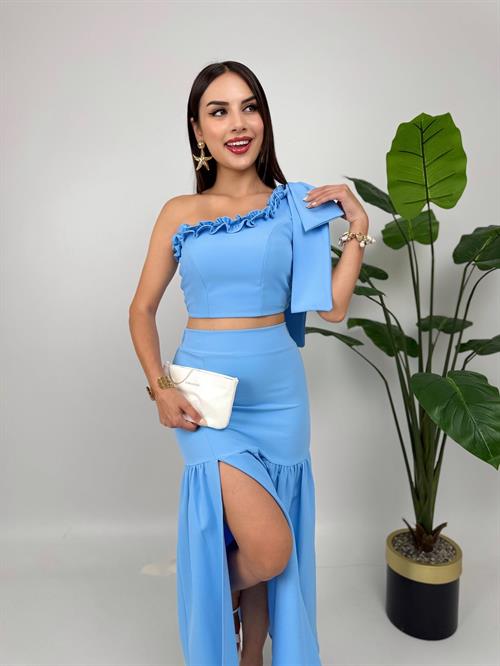 Wholesale Blouse and Skirt Set