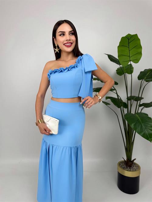 Wholesale Blouse and Skirt Set