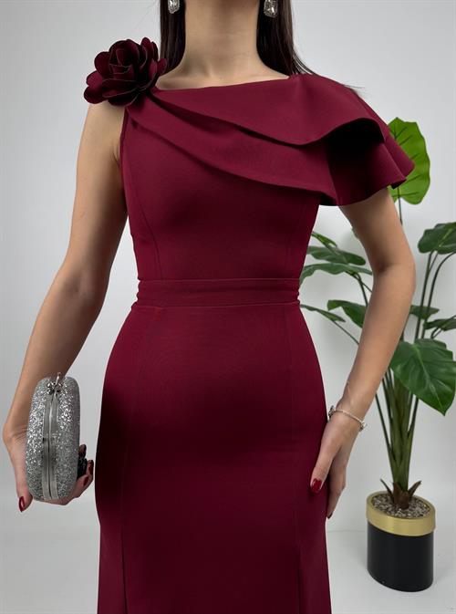 Wholesale Maxi Dress with Flower Accent