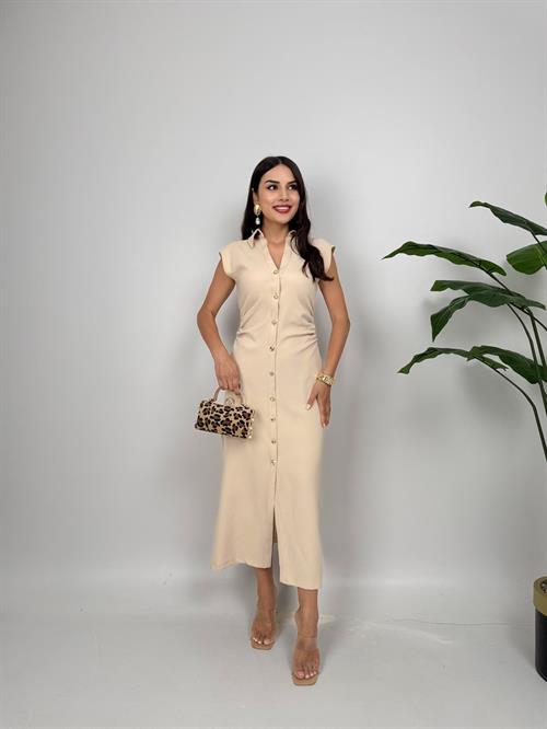 Wholesale Button-Up Maxi Dress