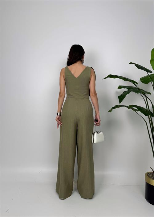 Wholesale Cowl-Neck Jumpsuit
