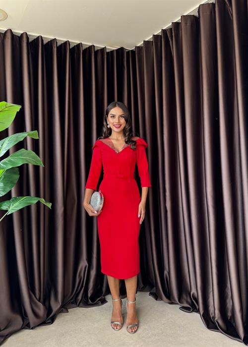 3066 YALASI TAŞLI ELBİSE