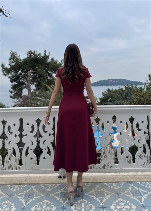 Wholesale Blazer-Style Pleated Dress