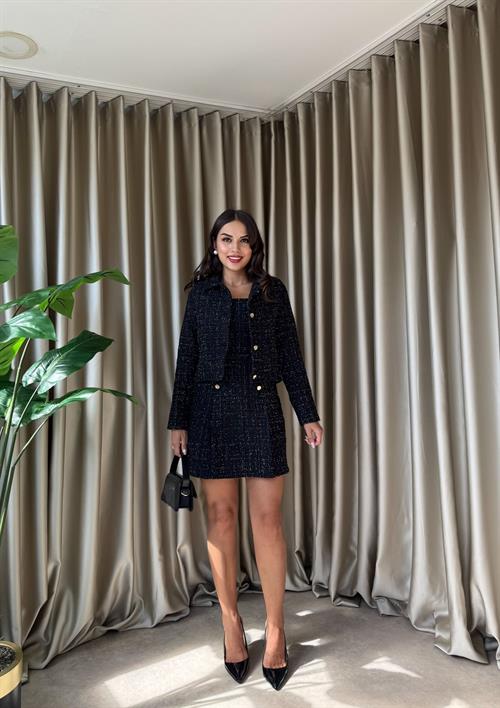 Wholesale Mini Dress and Cropped Blazer Set