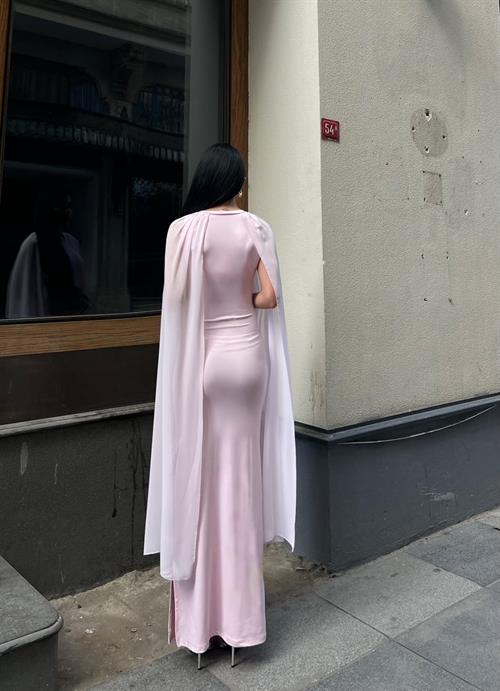 Wholesale Maxi Dress with Tulle Sleeves