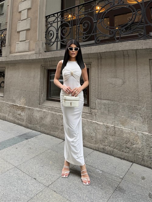 Wholesale Maxi Dress with Gold Buckles