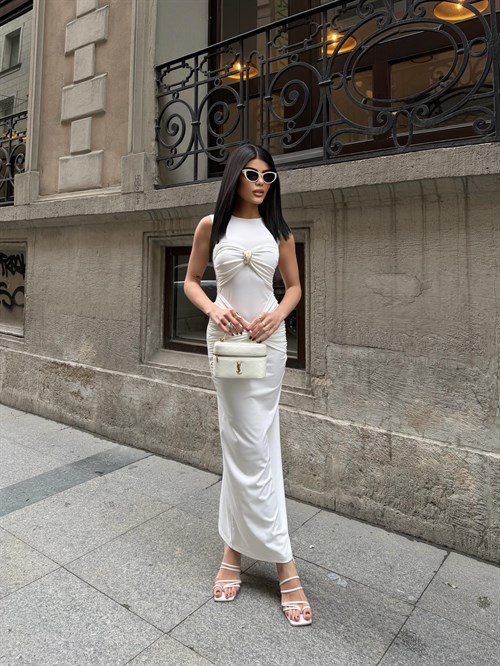 Wholesale Maxi Dress with Gold Buckles