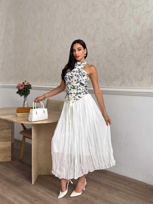 3178 KORSE BLUZ ETEKLİ TAKIM