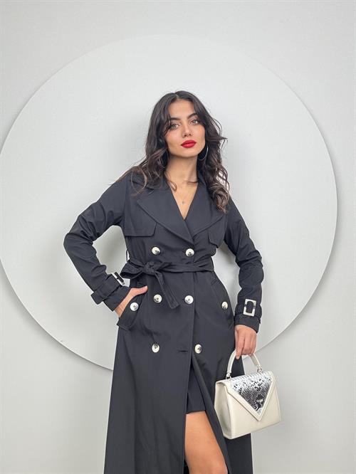 Wholesale Lacing Belt Trench Coat