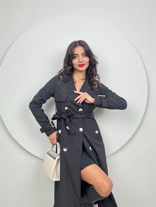 Wholesale Lacing Belt Trench Coat