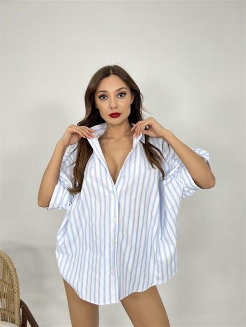Wholesale Womens Shirt-Los Angeles Striped