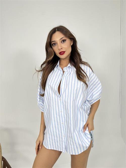 Wholesale Womens Shirt-Los Angeles Striped