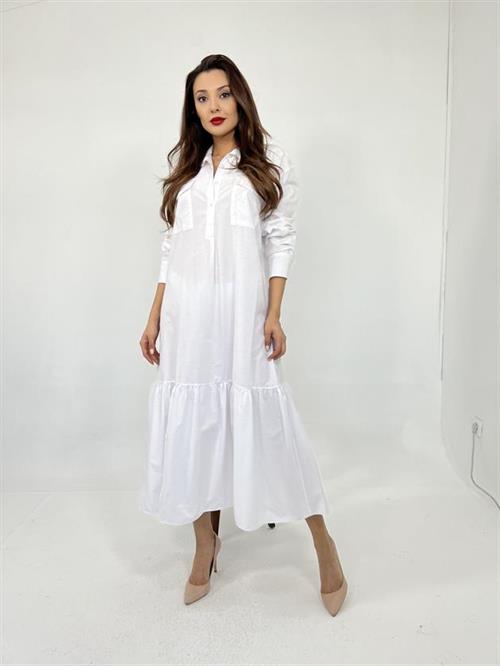 Wholesale Womens Dress-White