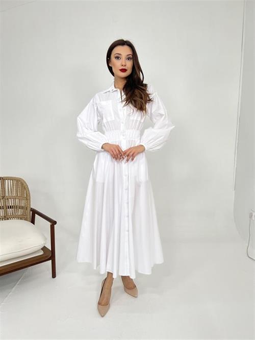Wholesale Womens Dress-White