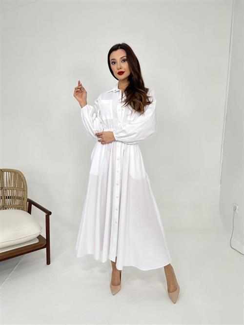 Wholesale Womens Dress-White