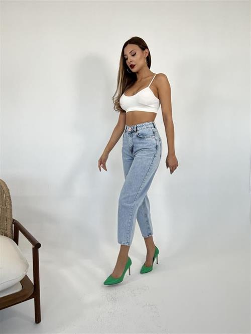 Wholesale Light Blue Denim Carrot Fit